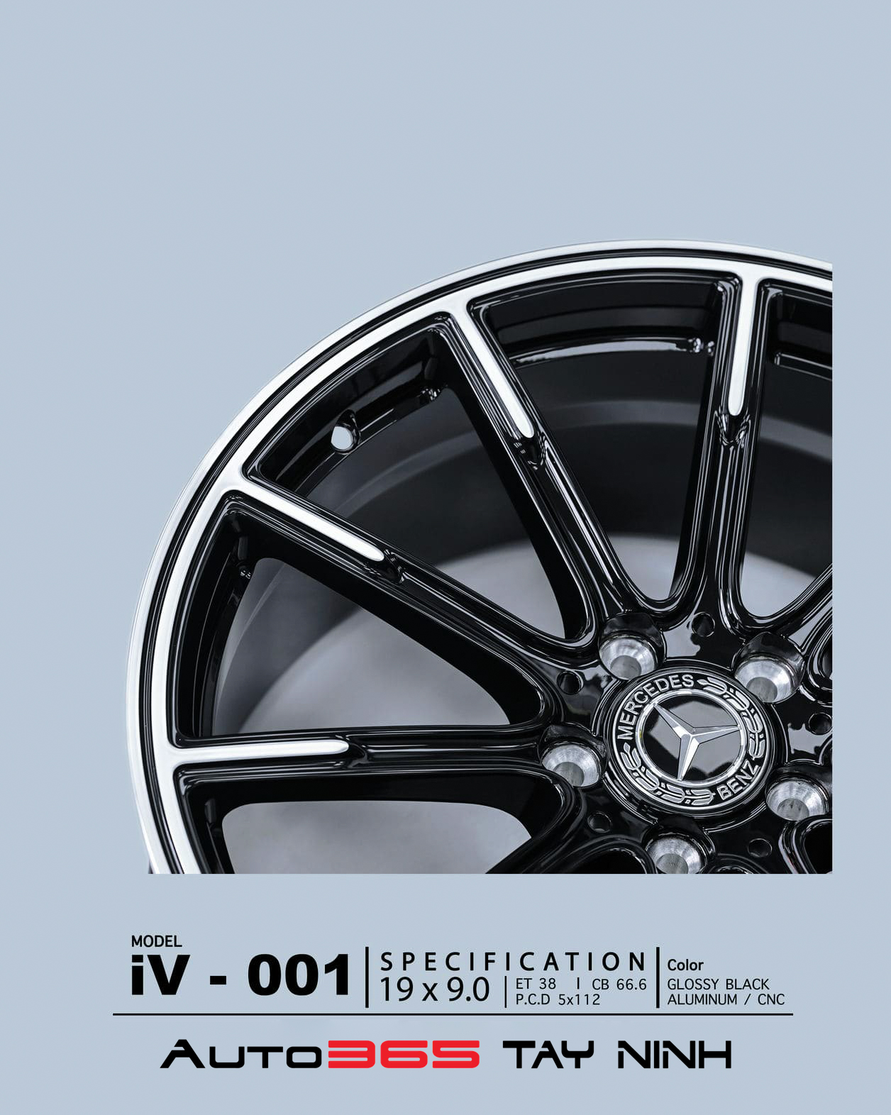 Mâm 19 inch – iV 001 ( Gia công CNC )
